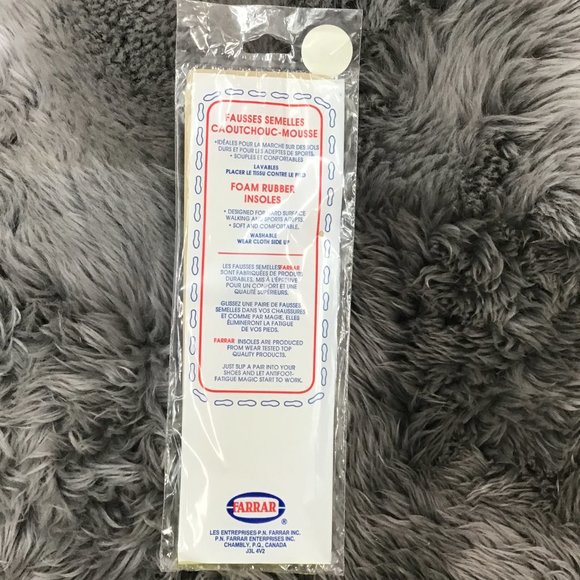 Farrar | Kids Insole Inserts | Foam | Rubber | - Picture 2 of 2